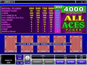 all-aces-video-poker