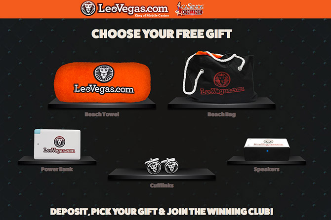 Leo Vegas Promotion - Free Gifts!