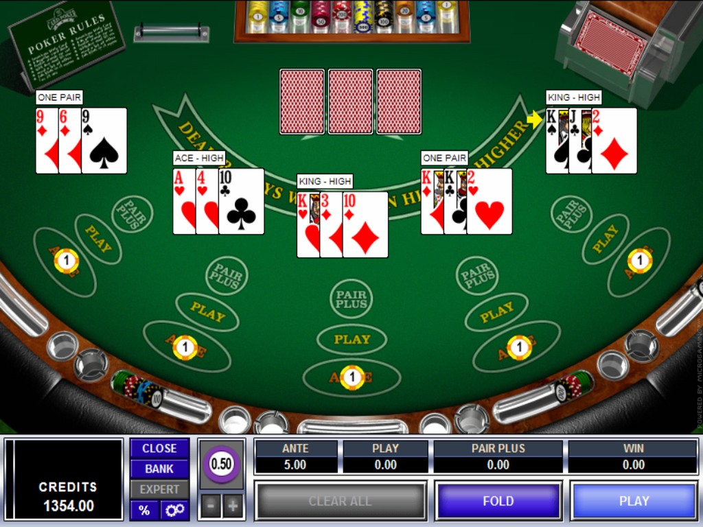 how to play casino card game online
