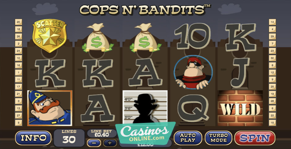 Cops n bandits playtech slot game new rtp