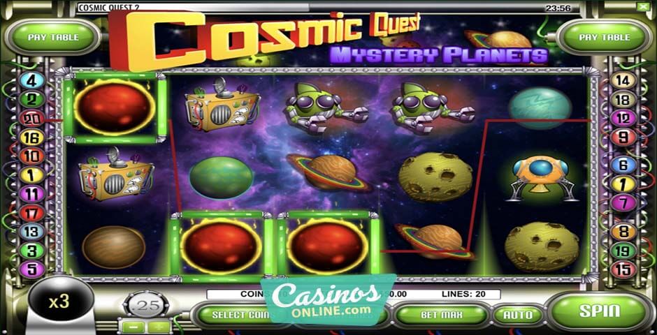 cosmic quest 2 mystery planets игровой автомат