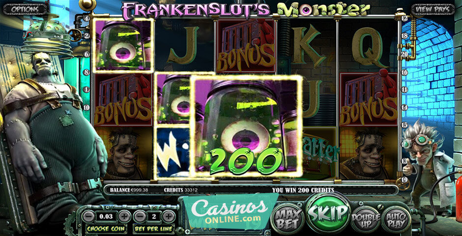 Frankenslots Monster Slot Machine