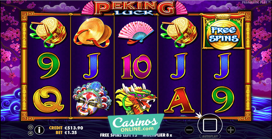 Peking luck slot machine