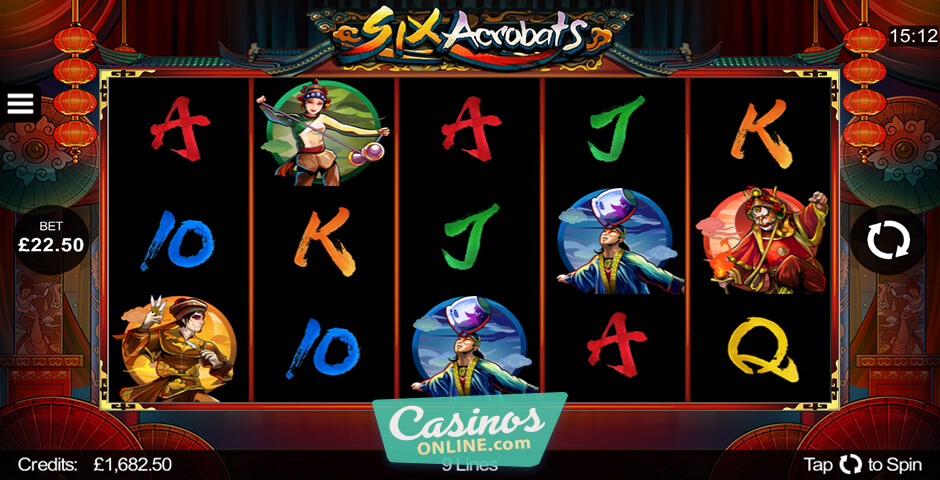 Six Acrobats Slot Machine