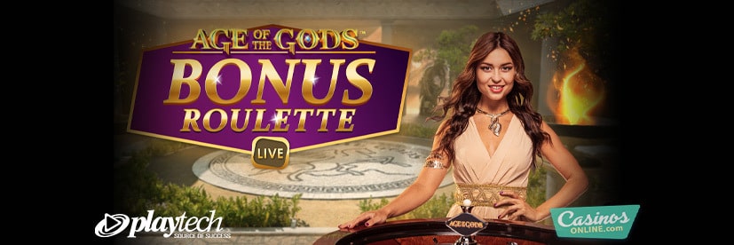 Greece Is Brought to the Table with Age of the Gods Bonus Live Roulette