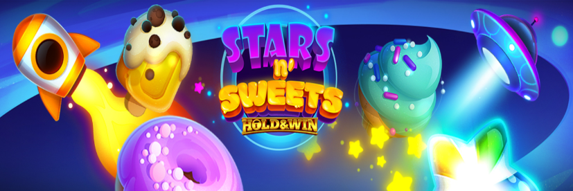 Prepare for a Space Aventure in Stars n’ Sweets by iSoftBet